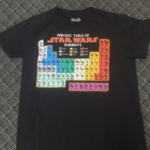 Star Wars shirt with periodic table